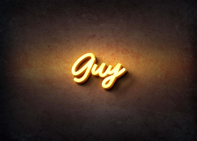 Free photo of Glow Name Profile Picture for Guy