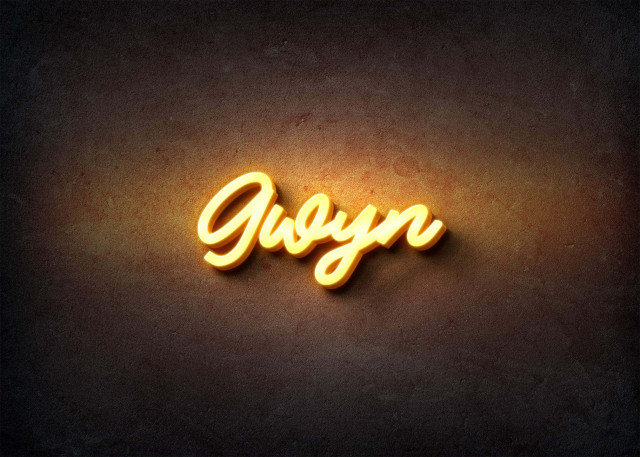 Free photo of Glow Name Profile Picture for Gwyn