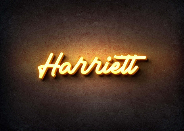 Free photo of Glow Name Profile Picture for Harriett