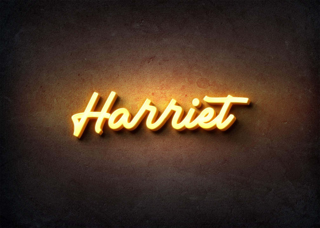 Free photo of Glow Name Profile Picture for Harriet