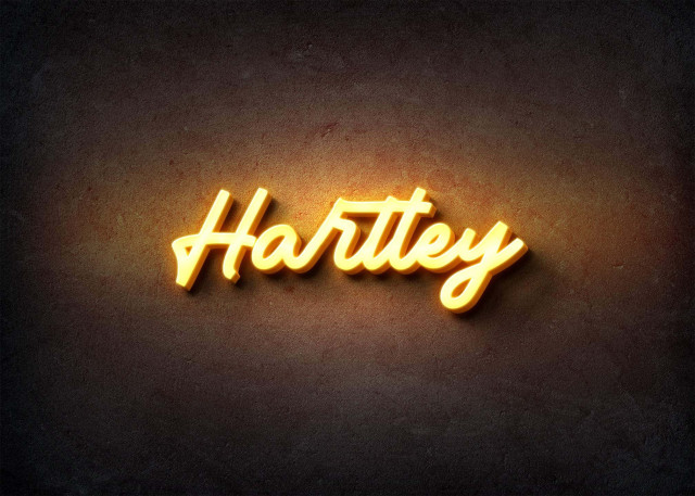 Free photo of Glow Name Profile Picture for Hartley