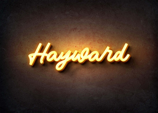 Free photo of Glow Name Profile Picture for Hayward