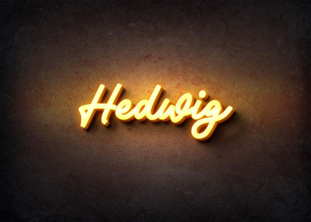 Free photo of Glow Name Profile Picture for Hedwig