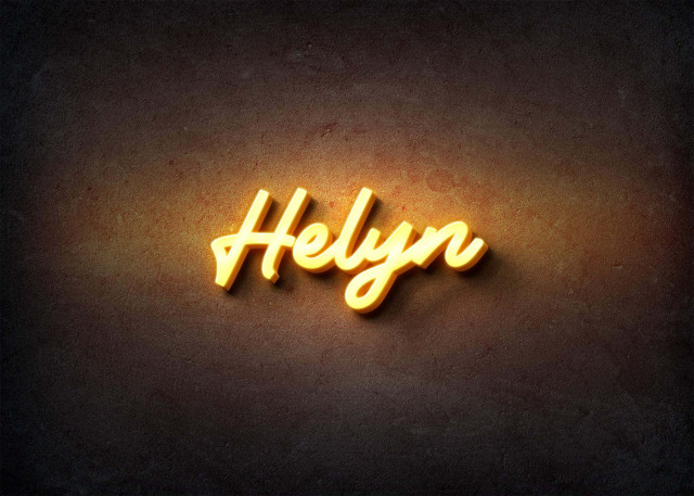 Free photo of Glow Name Profile Picture for Helyn