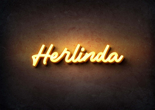 Free photo of Glow Name Profile Picture for Herlinda