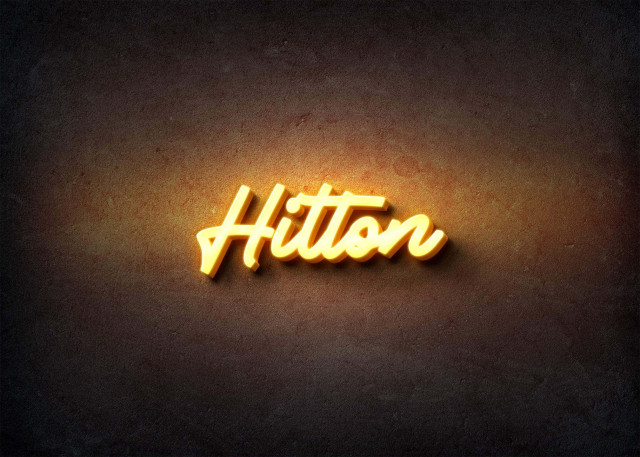 Free photo of Glow Name Profile Picture for Hilton