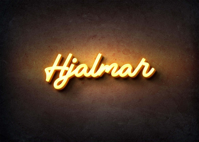 Free photo of Glow Name Profile Picture for Hjalmar