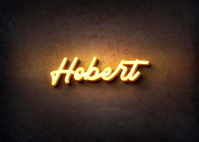 Free photo of Glow Name Profile Picture for Hobert