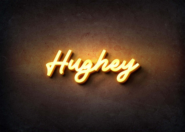 Free photo of Glow Name Profile Picture for Hughey