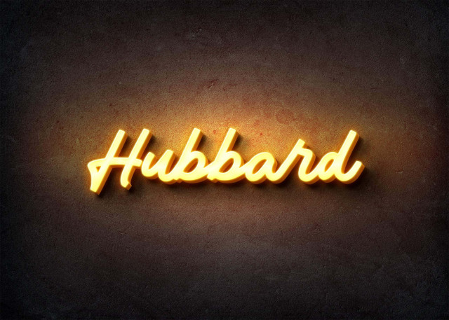 Free photo of Glow Name Profile Picture for Hubbard