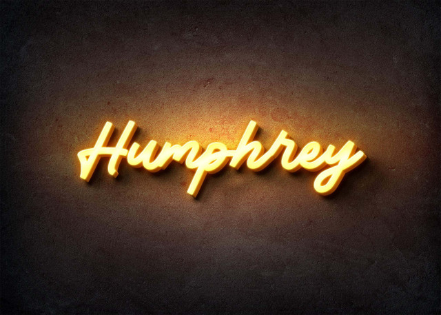 Free photo of Glow Name Profile Picture for Humphrey