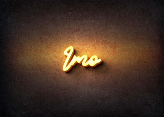 Free photo of Glow Name Profile Picture for Imo