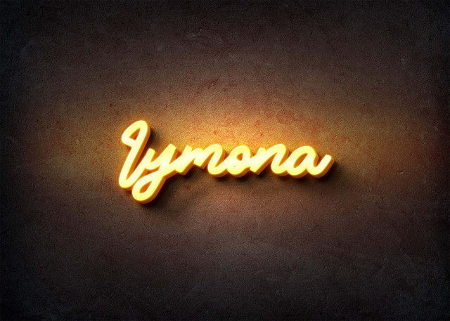 Free photo of Glow Name Profile Picture for Iymona