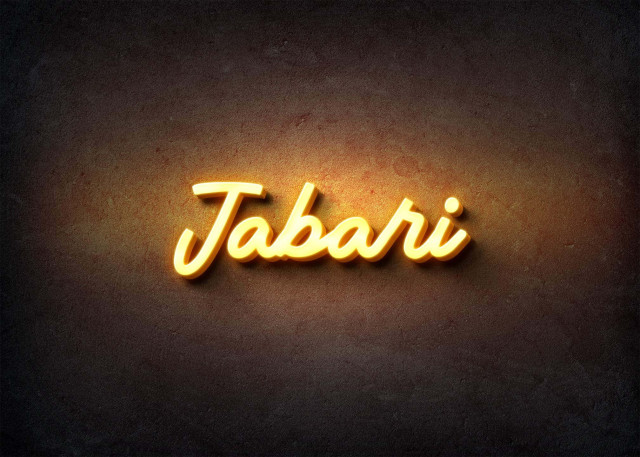 Free photo of Glow Name Profile Picture for Jabari