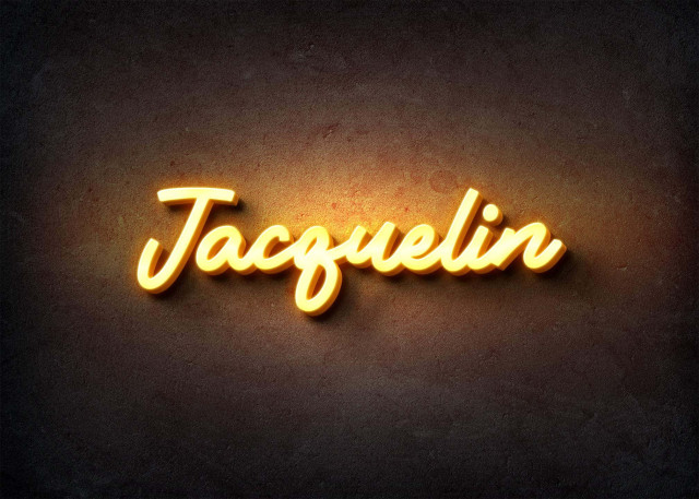 Free photo of Glow Name Profile Picture for Jacquelin