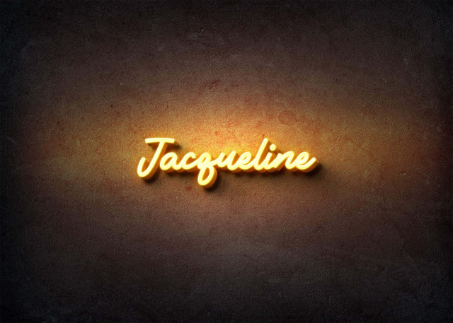 Free photo of Glow Name Profile Picture for Jacqueline