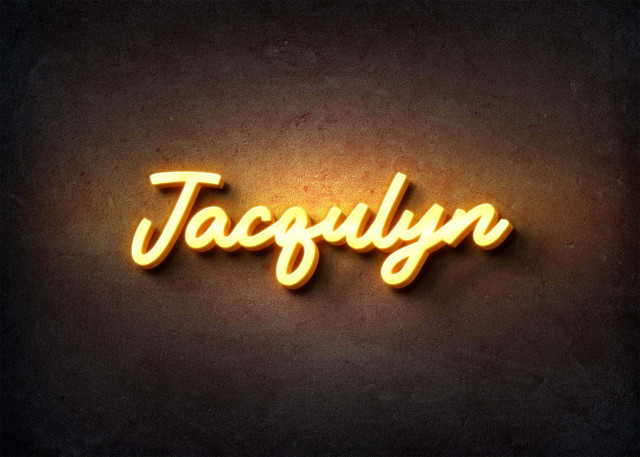 Free photo of Glow Name Profile Picture for Jacqulyn