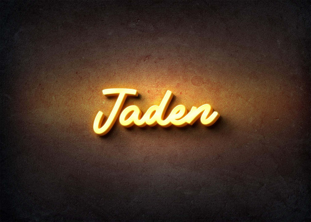 Free photo of Glow Name Profile Picture for Jaden