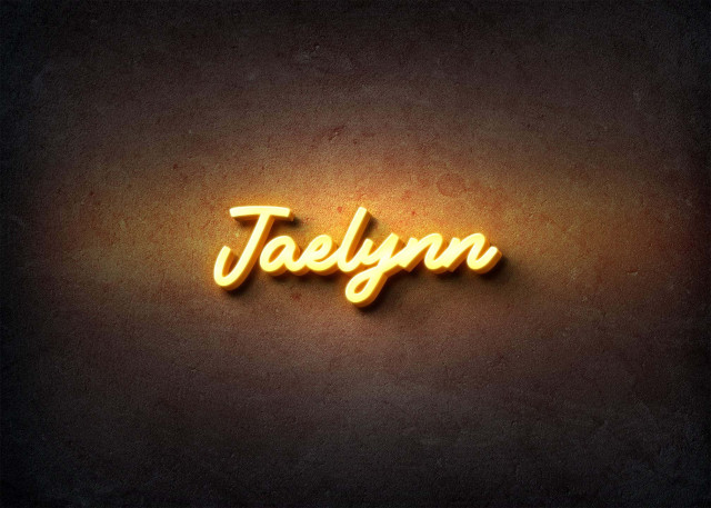 Free photo of Glow Name Profile Picture for Jaelynn