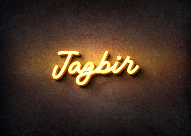 Free photo of Glow Name Profile Picture for Jagbir