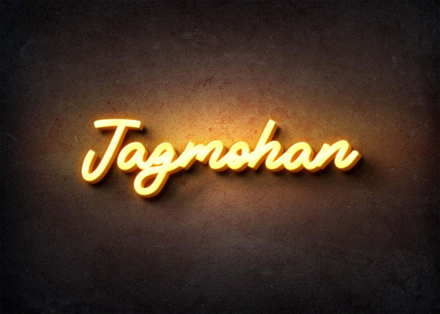 Free photo of Glow Name Profile Picture for Jagmohan