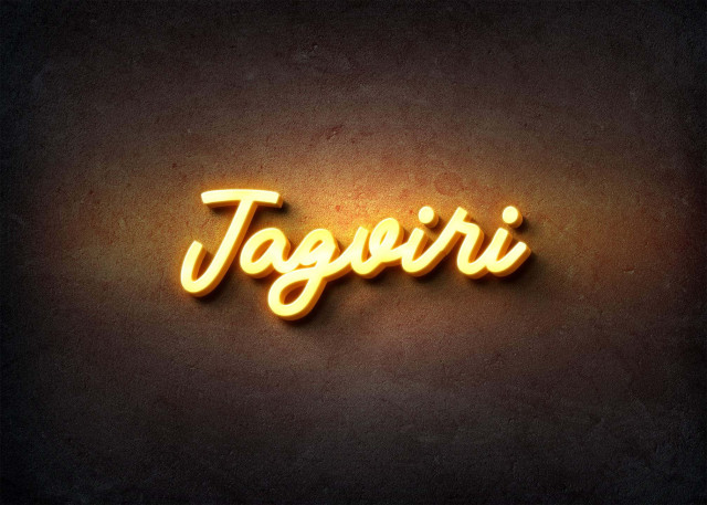 Free photo of Glow Name Profile Picture for Jagviri