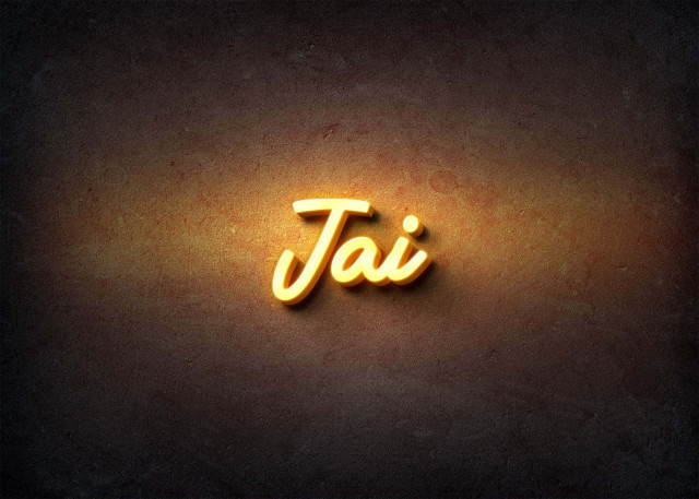 Free photo of Glow Name Profile Picture for Jai
