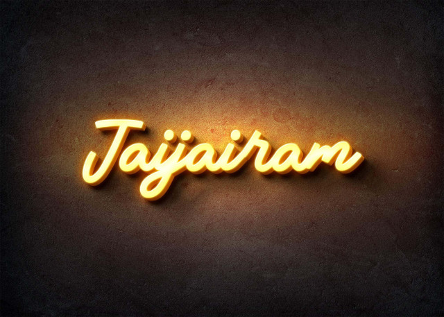 Free photo of Glow Name Profile Picture for Jaijairam