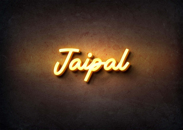 Free photo of Glow Name Profile Picture for Jaipal