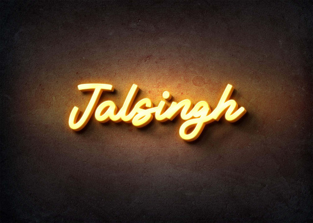 Free photo of Glow Name Profile Picture for Jalsingh