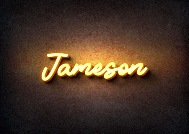 Free photo of Glow Name Profile Picture for Jameson