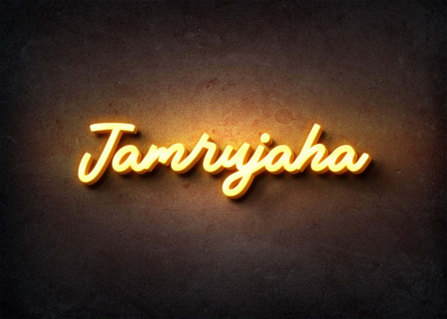 Free photo of Glow Name Profile Picture for Jamrujaha