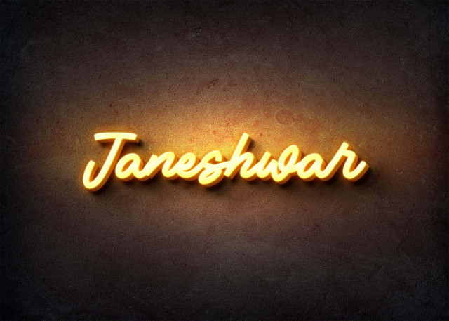 Free photo of Glow Name Profile Picture for Janeshwar
