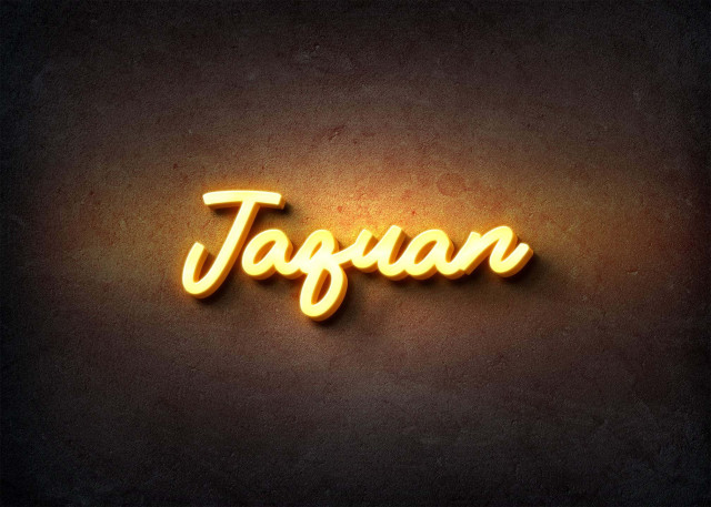 Free photo of Glow Name Profile Picture for Jaquan