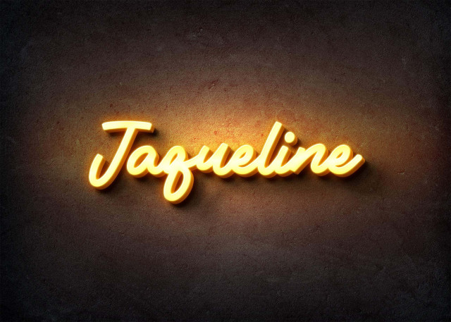 Free photo of Glow Name Profile Picture for Jaqueline