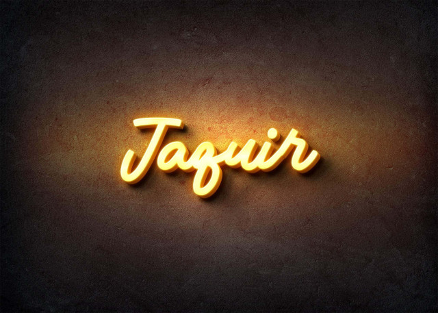 Free photo of Glow Name Profile Picture for Jaquir