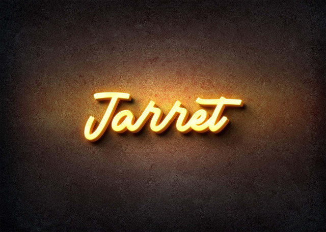 Free photo of Glow Name Profile Picture for Jarret