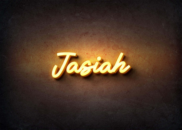 Free photo of Glow Name Profile Picture for Jasiah