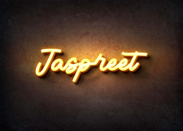 Free photo of Glow Name Profile Picture for Jaspreet