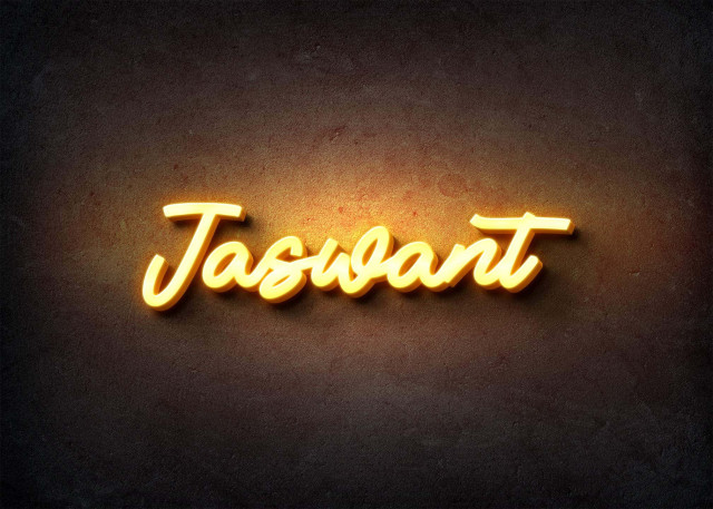 Free photo of Glow Name Profile Picture for Jaswant