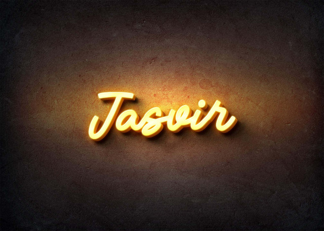 Free photo of Glow Name Profile Picture for Jasvir