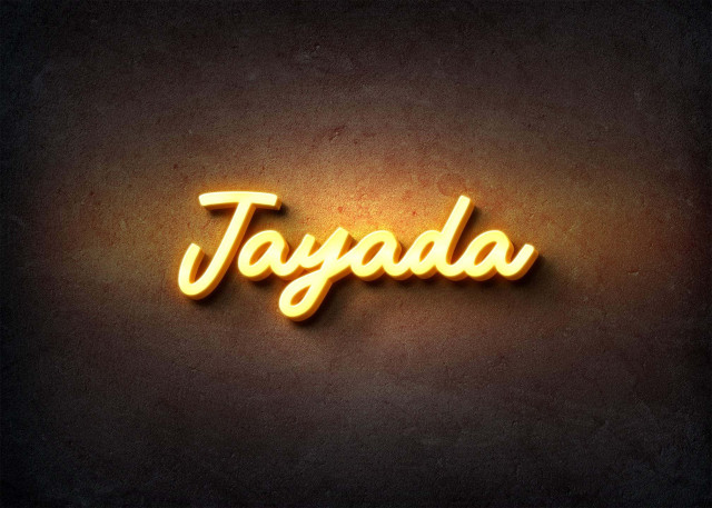 Free photo of Glow Name Profile Picture for Jayada