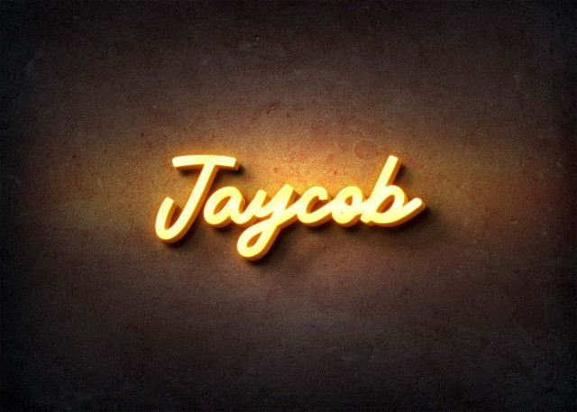 Free photo of Glow Name Profile Picture for Jaycob