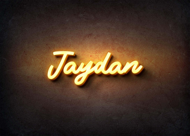 Free photo of Glow Name Profile Picture for Jaydan
