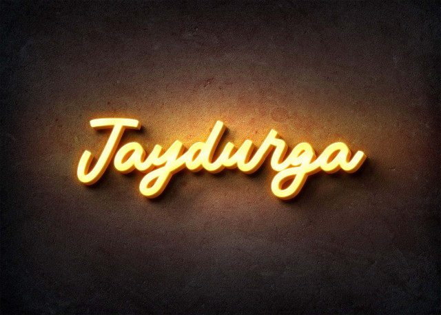 Free photo of Glow Name Profile Picture for Jaydurga