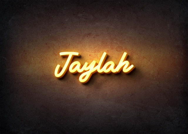 Free photo of Glow Name Profile Picture for Jaylah