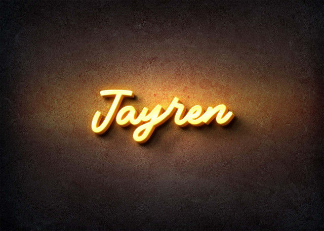 Free photo of Glow Name Profile Picture for Jayren