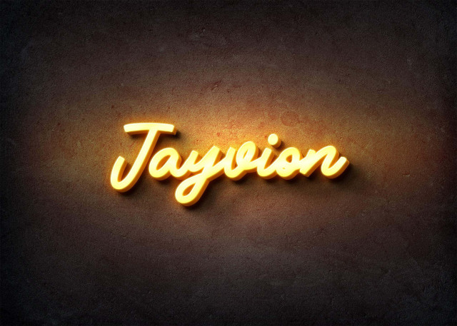 Free photo of Glow Name Profile Picture for Jayvion
