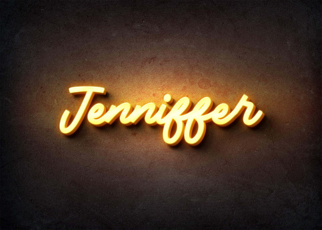 Free photo of Glow Name Profile Picture for Jenniffer