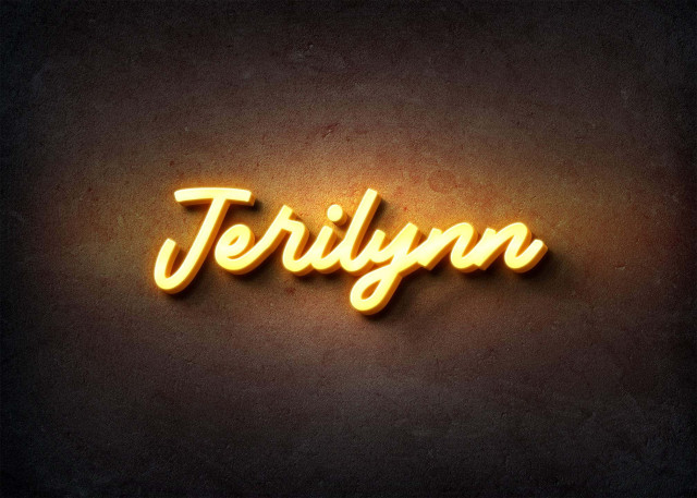 Free photo of Glow Name Profile Picture for Jerilynn